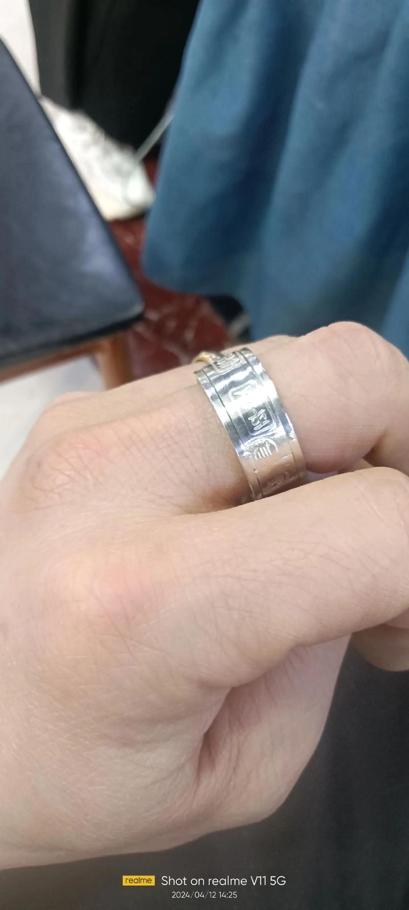 纯手工银戒指 每一圈都藏着温度